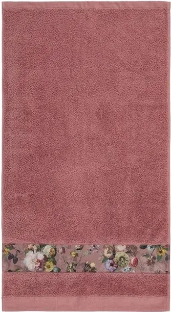 Essenza Fleur - Håndklæder - 60x110 cm - Rosa - 100% bomuld - Håndklæder fra Essenza